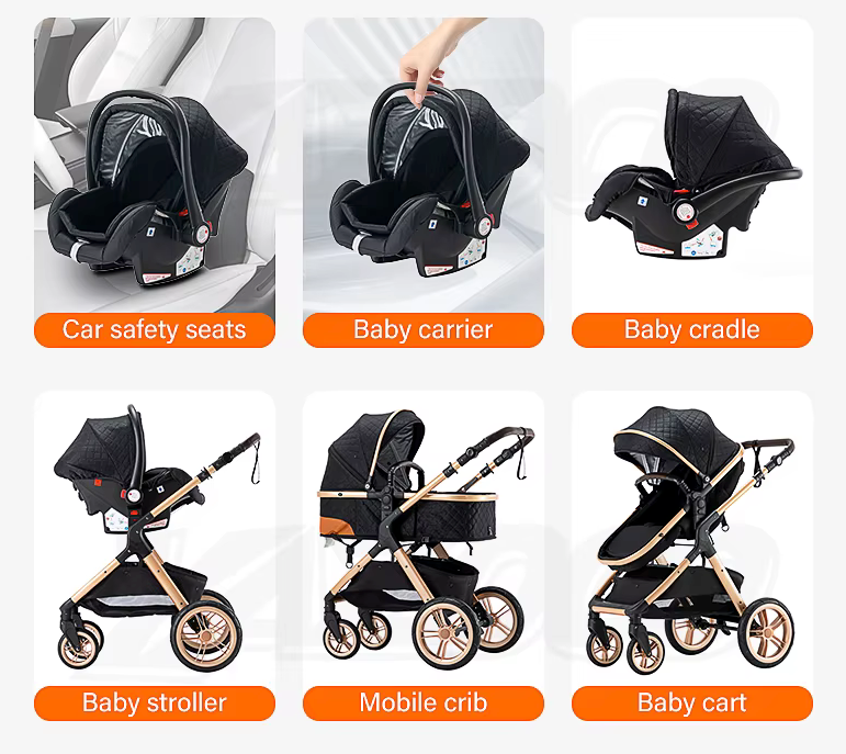 Premium Baby Stroller (Ultra Pack) - Blue