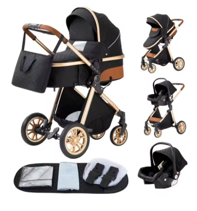 Premium Baby Stroller (Ultra Pack) - Black