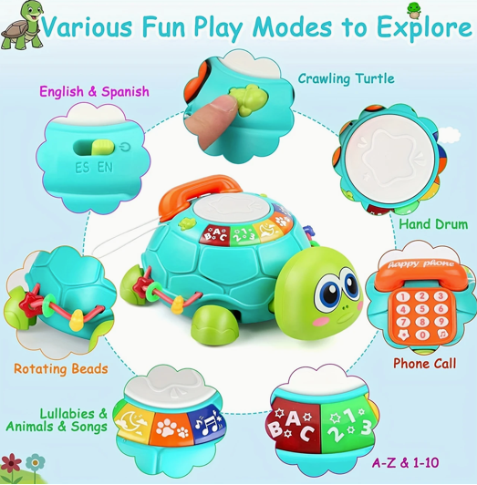 🐢 Interactive Musical Turtle Toy 