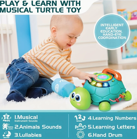 🐢 Interactive Musical Turtle Toy 