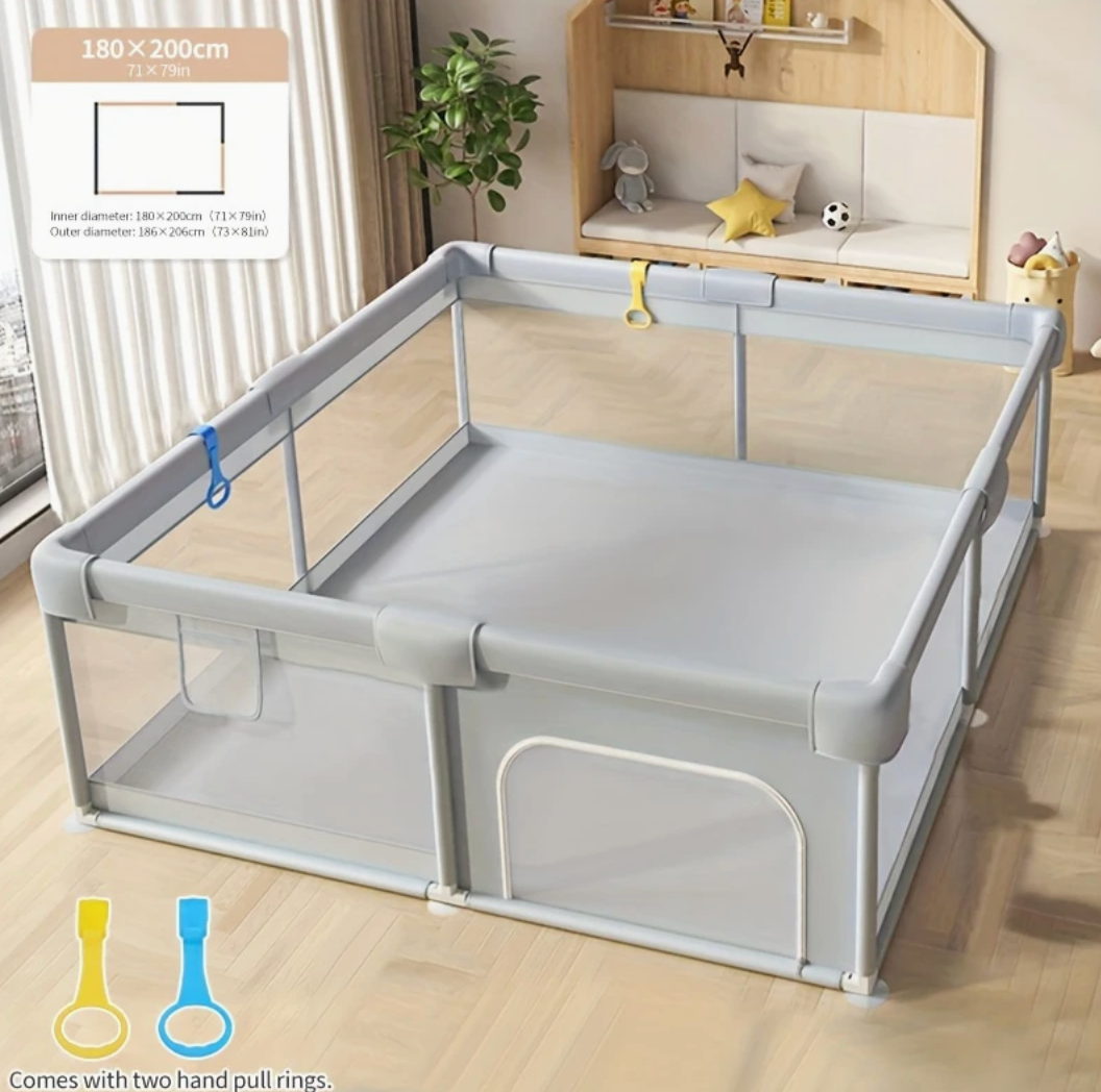 Large Baby Playpen – 180 x 200 cm