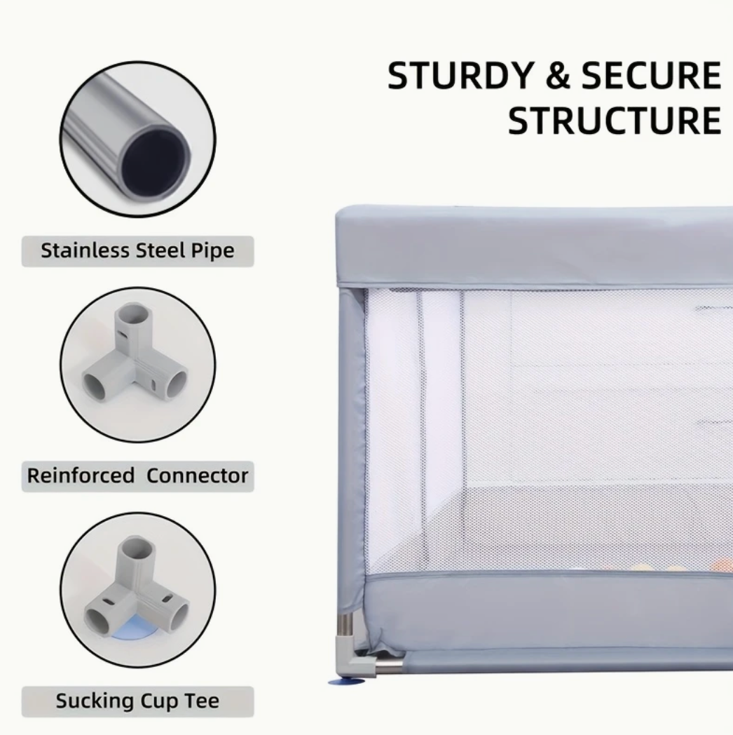 Large Baby Playpen – 180 x 200 cm