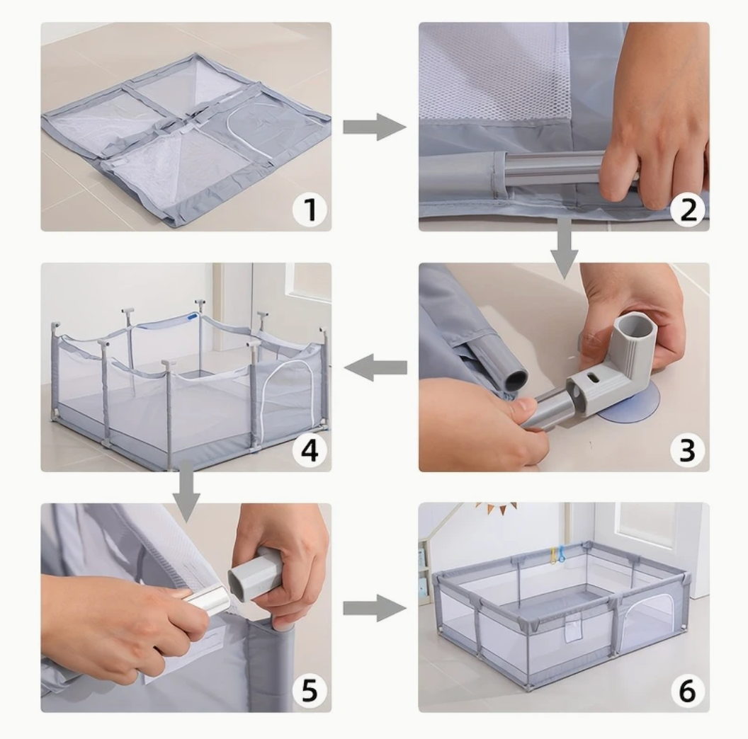 Large Baby Playpen – 180 x 200 cm