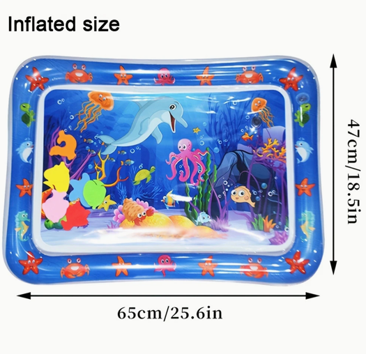Inflatable Baby Water Play Mat – Sensory Tummy Time Toy