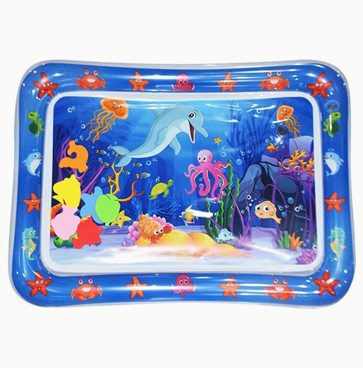 Inflatable Baby Water Play Mat – Sensory Tummy Time Toy